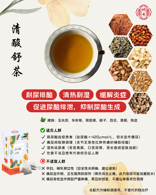 【尿酸代谢】清酸舒茶, PurineBalance Infusion